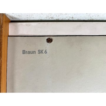 Turntable BRAUN SK 6 HiFi GIRADISCHI STEREO SET  VINTAGE DESIGN Dieder Rams '60