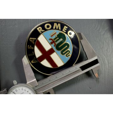 ALFA ROMEO TARGHETTA FREGIO LOGO EPOCA EMBLEMA BADGE DIAMETRO cm 7,5 VINTAGE 