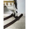 ANTICO RARO CAVALLO A DONDOLO DIDATTICO SMONTABILE ANNI 30 GIOCO LEGNO HORSE