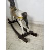 ANTICO RARO CAVALLO A DONDOLO DIDATTICO SMONTABILE ANNI 30 GIOCO LEGNO HORSE