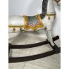 ANTICO RARO CAVALLO A DONDOLO DIDATTICO SMONTABILE ANNI 30 GIOCO LEGNO HORSE