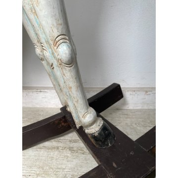 ANTICO RARO CAVALLO A DONDOLO DIDATTICO SMONTABILE ANNI 30 GIOCO LEGNO HORSE