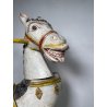 ANTICO RARO CAVALLO A DONDOLO DIDATTICO SMONTABILE ANNI 30 GIOCO LEGNO HORSE