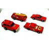 LOTTO 4 pz MACCHININE FIRE CHIEF Matchbox Majorette Mercury Hot Weels VINTAGE 70