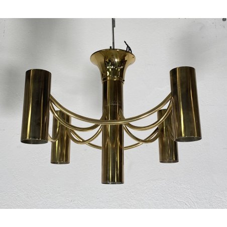 LAMPADARIO SOFFITTO ANNI 70 DESIGN ATTR. Gaetanto Sciolari HANGING LAMP VINTAGE