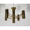 LAMPADARIO SOFFITTO ANNI 70 DESIGN ATTR. Gaetanto Sciolari HANGING LAMP VINTAGE