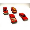 LOTTO 4 pz MACCHININE FIRE CHIEF Matchbox Majorette Mercury Hot Weels VINTAGE 70