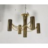 LAMPADARIO SOFFITTO ANNI 70 DESIGN ATTR. Gaetanto Sciolari HANGING LAMP VINTAGE