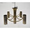 LAMPADARIO SOFFITTO ANNI 70 DESIGN ATTR. Gaetanto Sciolari HANGING LAMP VINTAGE