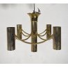 LAMPADARIO SOFFITTO ANNI 70 DESIGN ATTR. Gaetanto Sciolari HANGING LAMP VINTAGE