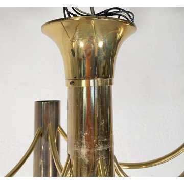 LAMPADARIO SOFFITTO ANNI 70 DESIGN ATTR. Gaetanto Sciolari HANGING LAMP VINTAGE