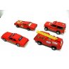 LOTTO 4 pz MACCHININE FIRE CHIEF Matchbox Majorette Mercury Hot Weels VINTAGE 70