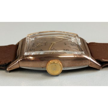 Elgin 554 ANTICO OROLOGIO POLSO DORATO anni 50 meccanico OLD WRIST WATCH epoca