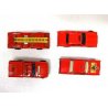 LOTTO 4 pz MACCHININE FIRE CHIEF Matchbox Majorette Mercury Hot Weels VINTAGE 70