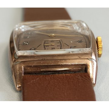 Elgin 554 ANTICO OROLOGIO POLSO DORATO anni 50 meccanico OLD WRIST WATCH epoca