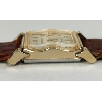 Tornay ANTICO OROLOGIO POLSO deco DORATO anni 40 meccanico OLD WRIST WATCH epoca