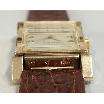 Tornay ANTICO OROLOGIO POLSO deco DORATO anni 40 meccanico OLD WRIST WATCH epoca