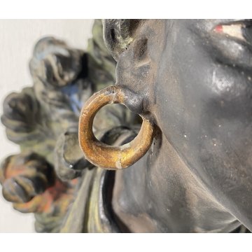 ANTICA PICCOLA MENSOLA VENEZIANA da PARETE LEGNO SCOLPITO FINE 1800 CONSOLLE