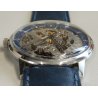 Revue Skeleton MSR 17 jewels OROLOGIO POLSO SCHELETRATO Vintage Wrist Watch BLU