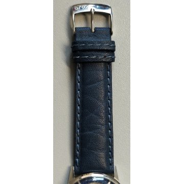 Revue Skeleton MSR 17 jewels OROLOGIO POLSO SCHELETRATO Vintage Wrist Watch BLU