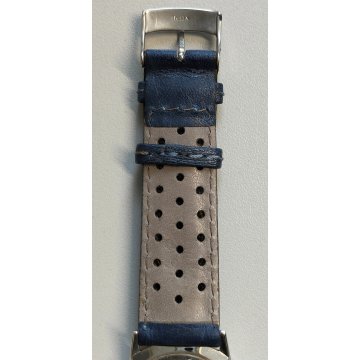 Revue Skeleton MSR 17 jewels OROLOGIO POLSO SCHELETRATO Vintage Wrist Watch BLU