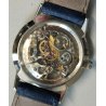 Revue Skeleton MSR 17 jewels OROLOGIO POLSO SCHELETRATO Vintage Wrist Watch BLU