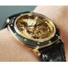 Revue Thommen Skeleton MSR t44 OROLOGIO POLSO SCHELETRATO Wrist Watch PLAQUE OR