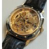 Revue Thommen Skeleton MSR t44 OROLOGIO POLSO SCHELETRATO Wrist Watch PLAQUE OR