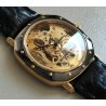 Revue Thommen Skeleton MSR t44 OROLOGIO POLSO SCHELETRATO Wrist Watch PLAQUE OR