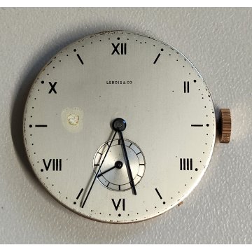 MOVIMENTO OROLOGIO POLSO Lebois & Co 810 meccanico ANNI 60 WRIST WATCH dial ø 32