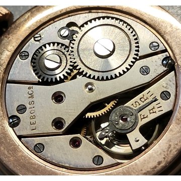 MOVIMENTO OROLOGIO POLSO Lebois & Co 810 meccanico ANNI 60 WRIST WATCH dial ø 32