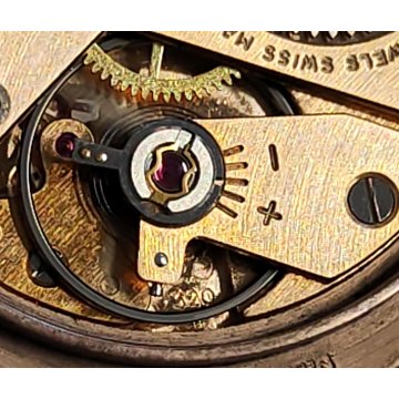 MOVIMENTO OROLOGIO POLSO Glorys 320 meccanico ANNI 60 WRIST WATCH dial ø 31
