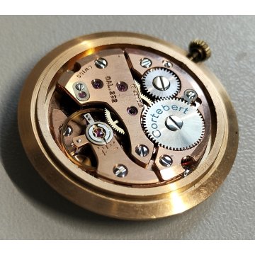 MOVIMENTO OROLOGIO POLSO Cortebert 292 meccanico ANNI 60 WRIST WATCH dial ø 32