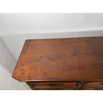 ANTICO COMO CANTERANO NOCE 1600 MOBILE CASSETTONE SECRETAIRE SEGRETO CASSETTO