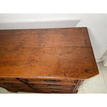 ANTICO COMO CANTERANO NOCE 1600 MOBILE CASSETTONE SECRETAIRE SEGRETO CASSETTO