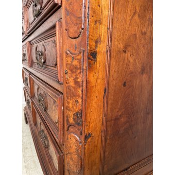 ANTICO COMO CANTERANO NOCE 1600 MOBILE CASSETTONE SECRETAIRE SEGRETO CASSETTO