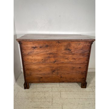 ANTICO COMO CANTERANO NOCE 1600 MOBILE CASSETTONE SECRETAIRE SEGRETO CASSETTO