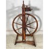 ANTICO RARO FILARINO ARCOLAIO EPOCA 1800 LEGNO RUOTA PEDALE LANA TESSUTO TESSILE