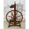 ANTICO RARO FILARINO ARCOLAIO EPOCA 1800 LEGNO RUOTA PEDALE LANA TESSUTO TESSILE