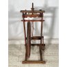 ANTICO RARO FILARINO ARCOLAIO EPOCA 1800 LEGNO RUOTA PEDALE LANA TESSUTO TESSILE