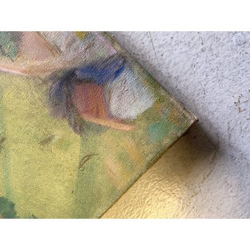 DIPINTO OLIO Gino Mazzoli PAESAGGIO COLLINE MONFERRATO DA Madonna dei Monti '72