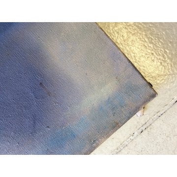 DIPINTO OLIO Gino Mazzoli PAESAGGIO COLLINE MONFERRATO DA Madonna dei Monti '72