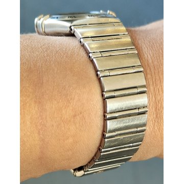 OMEGA Constellation Date quartz OROLOGIO POLSO Acciaio WRIST WATCH Lady BLU