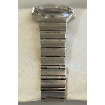 OMEGA Constellation Date quartz OROLOGIO POLSO Acciaio WRIST WATCH Lady BLU