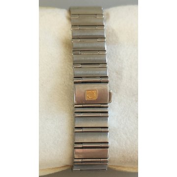 OMEGA Constellation Date quartz OROLOGIO POLSO Acciaio WRIST WATCH Lady BLU