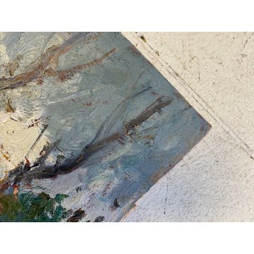 DIPINTO OLIO G. Balansino PAESAGGIO MARINO "Costa Brava" SCORCIO BARCA VELA '70