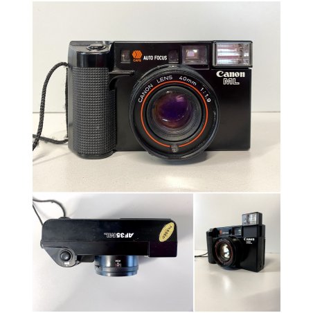 FOTOCAMERA Canon AF35ML POINT&SHOT OBIETTIVO 40mm f/ 1.9 Sure Shot Super Autoboy