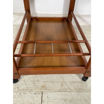 CARRELLO PORTAVIVANDE REGUITTI RISCALDATO PORTATA BAR VASSOIO TAGLIERE ROTELLE