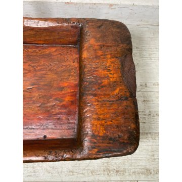ANTICA MENSOLA MANGIATOIA PORTA FIORI VASO LEGNO EPOCA '800 ALARI CONSOLLE OLD
