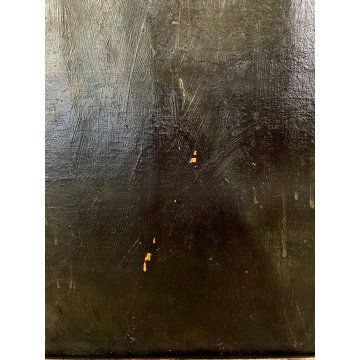 GRANDE QUADRO DIPINTO OLIO I. Karpof RITRATTO NOBILUOMO FIGURA MASCHILE CORNICE